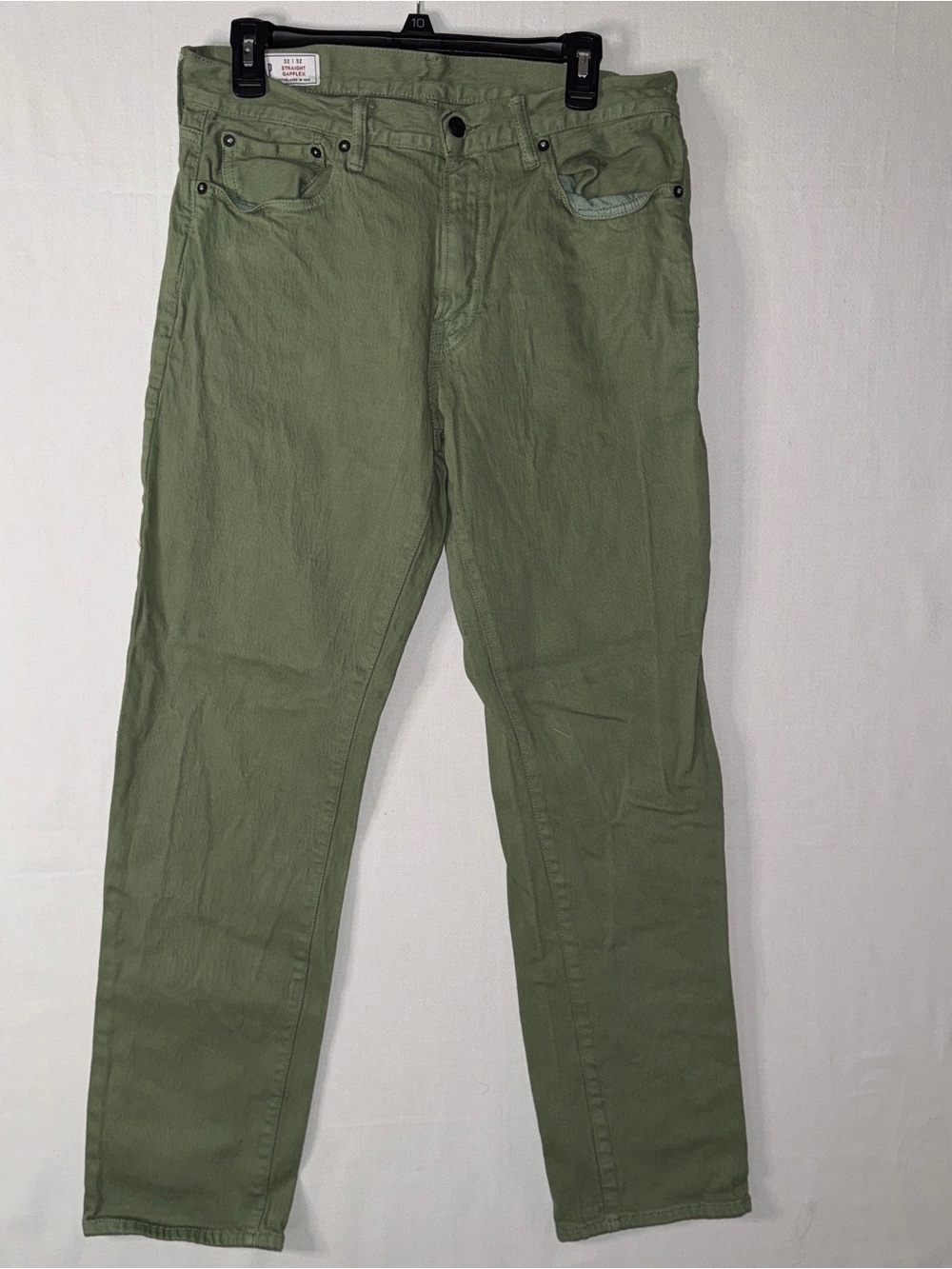 GAP Men's Olive Slim Straight Jeans